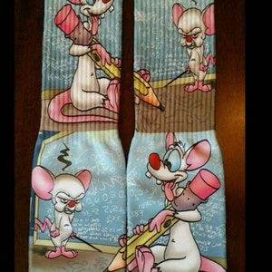 Pink and the Brain custom dryfit socks