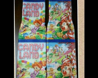 Candy Land custom dryfit socks