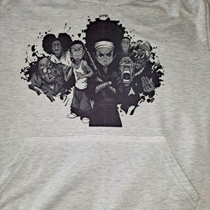 Szara bluza z kapturem Boondocks Crew