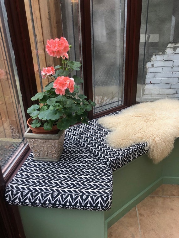Seat cushions top made to order