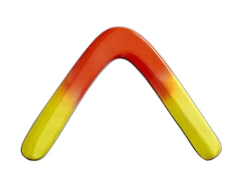 Boomerang Glider Fluoro right-handed High Performance Returning Wooden Sport Boomerang