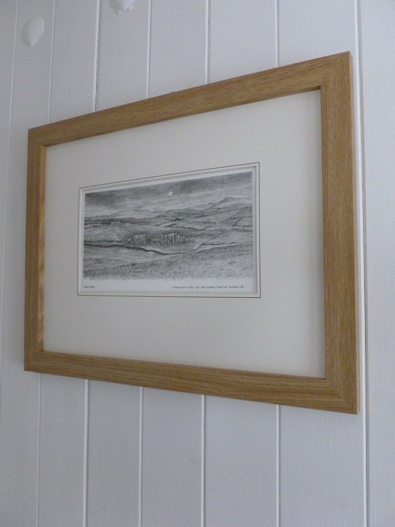 Landscape Original Art in Graphite Pencil Dartmoor Devon
