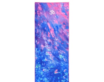 Low Tide Yoga Towel / Yoga / Yoga Towels / Gift for her / Yoga Gift / Yoga Accessories / Yoga Gifts / Printed Yoga Towel/Non Slip Yoga Towel