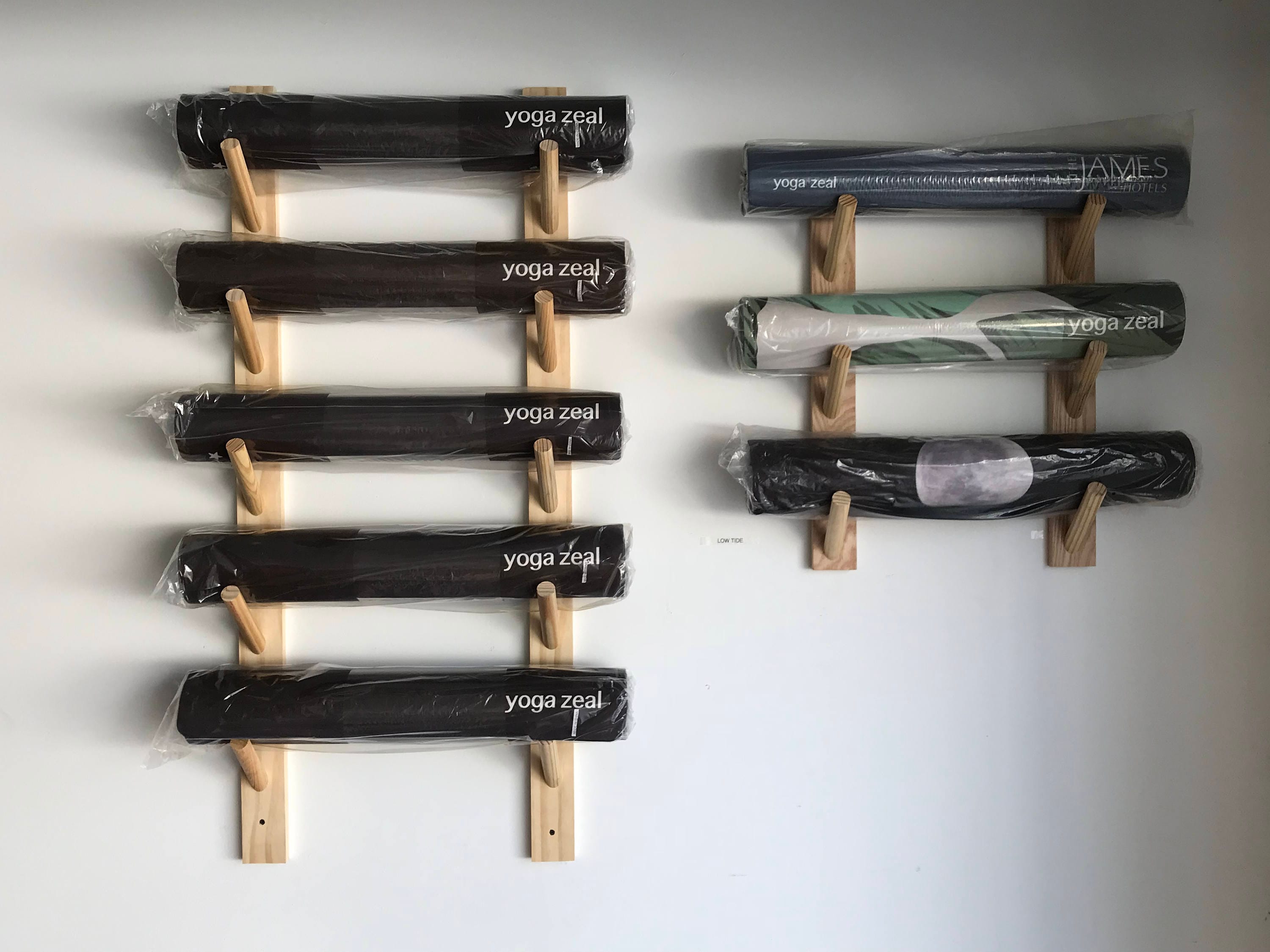 Yoga Mat Rack / 1, 2, 3, 4, 5, 6, 10, 20 Mat Racks / Yoga Mat