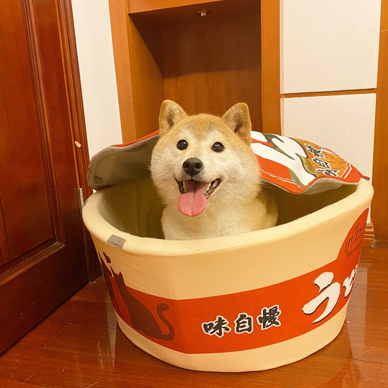 Noodle Bed Instant Ramen Dog Bed Pet bed Furniture Etsy