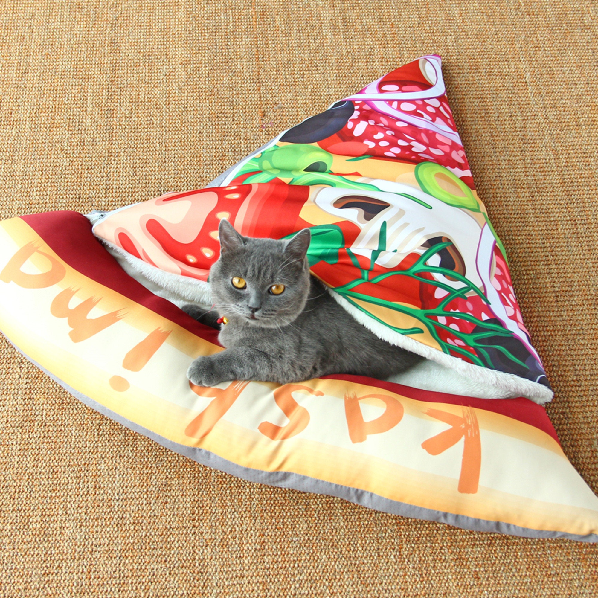 pizza cat bed