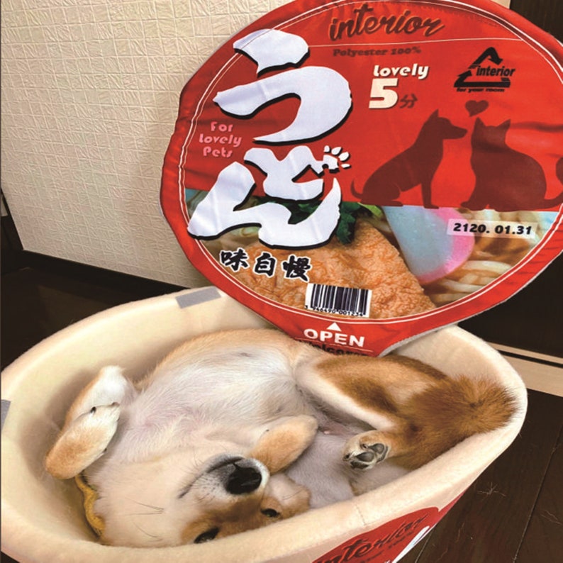 Noodle Bed Instant Ramen Dog Bed Pet bed Furniture Etsy