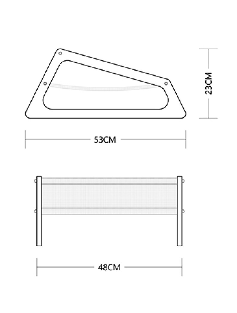 Cotton woven bed hammock canvas cat litter pet