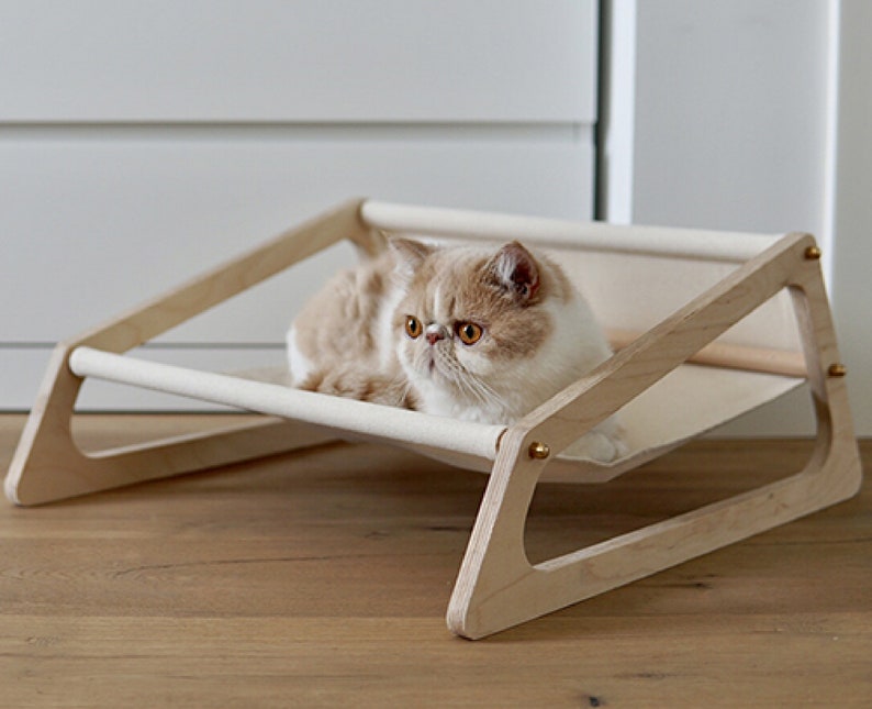 Cotton woven bed hammock canvas cat litter pet