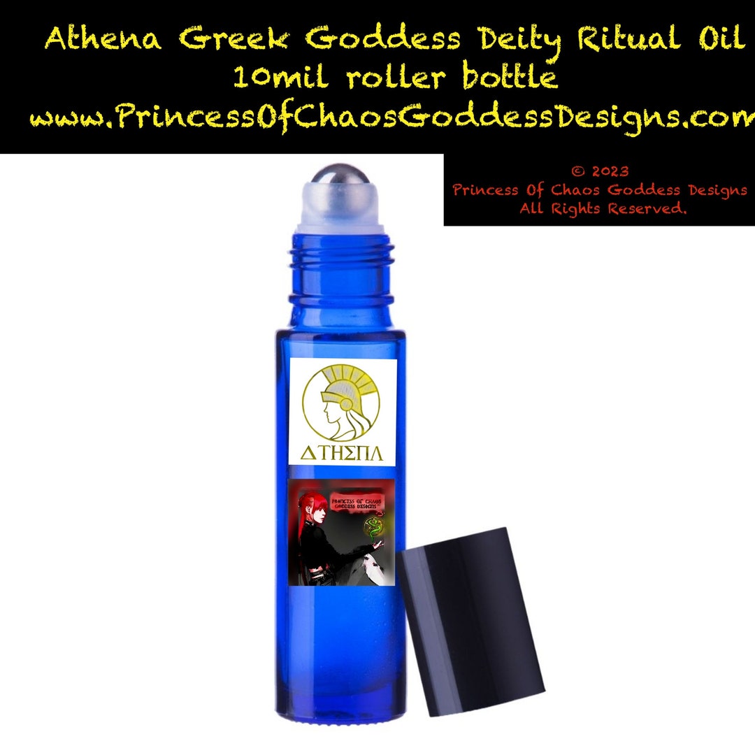 Athena Greek Goddess Deity Ritual Oil - Etsy