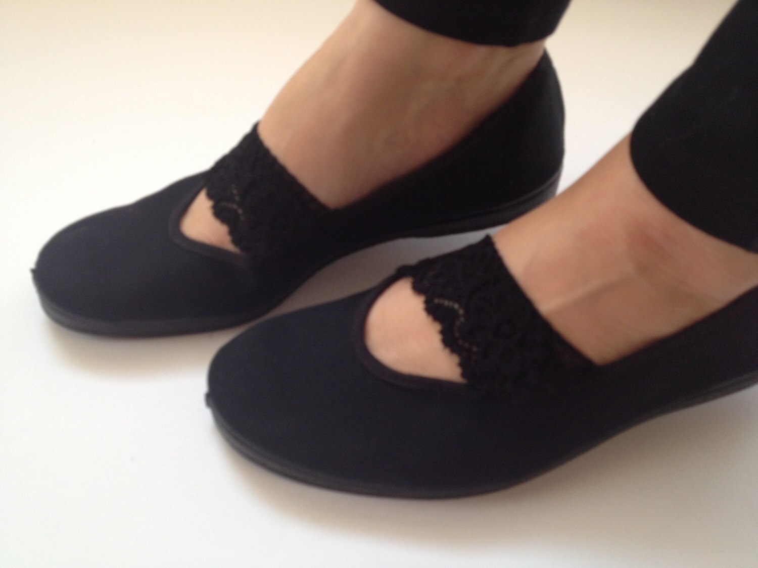 flat black wedding shoes