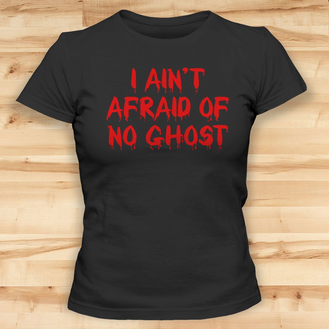 I Aint Afraid Of No Ghost // Womens Tshirts // Halloween | Etsy