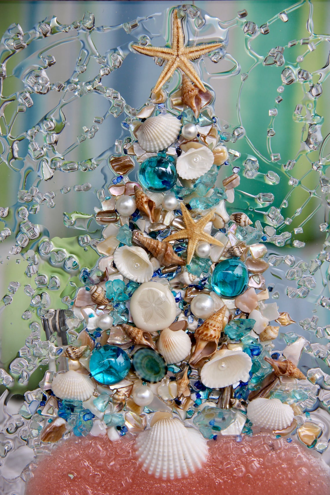 Seashell Tree Wall Hanging for Coastal Christmas Decor - Etsy