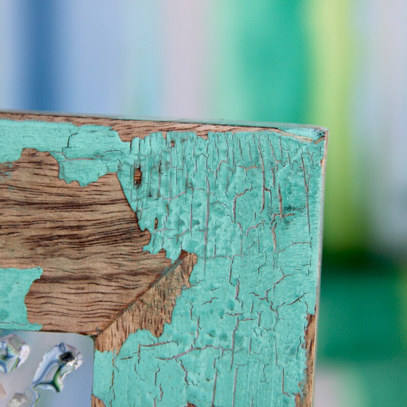 Turquoise Coastal Cottage Wall Art Resin Beach Art for Beach Etsy