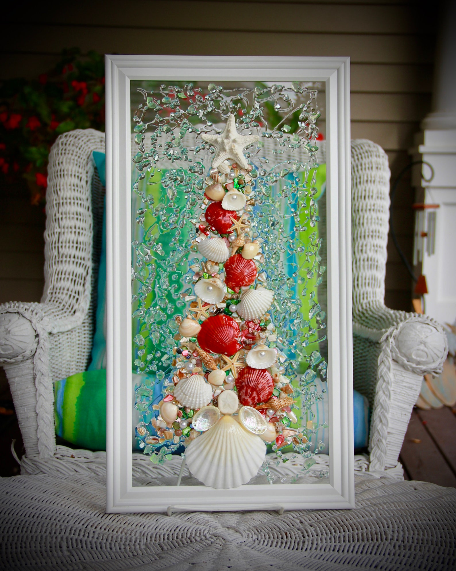 Holiday Decor for Beach House Coastal Christmas Wall | Etsy