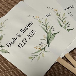 Éventail mariage, éventail programme éventail cérémonie, mariage France, wedding cérémonie