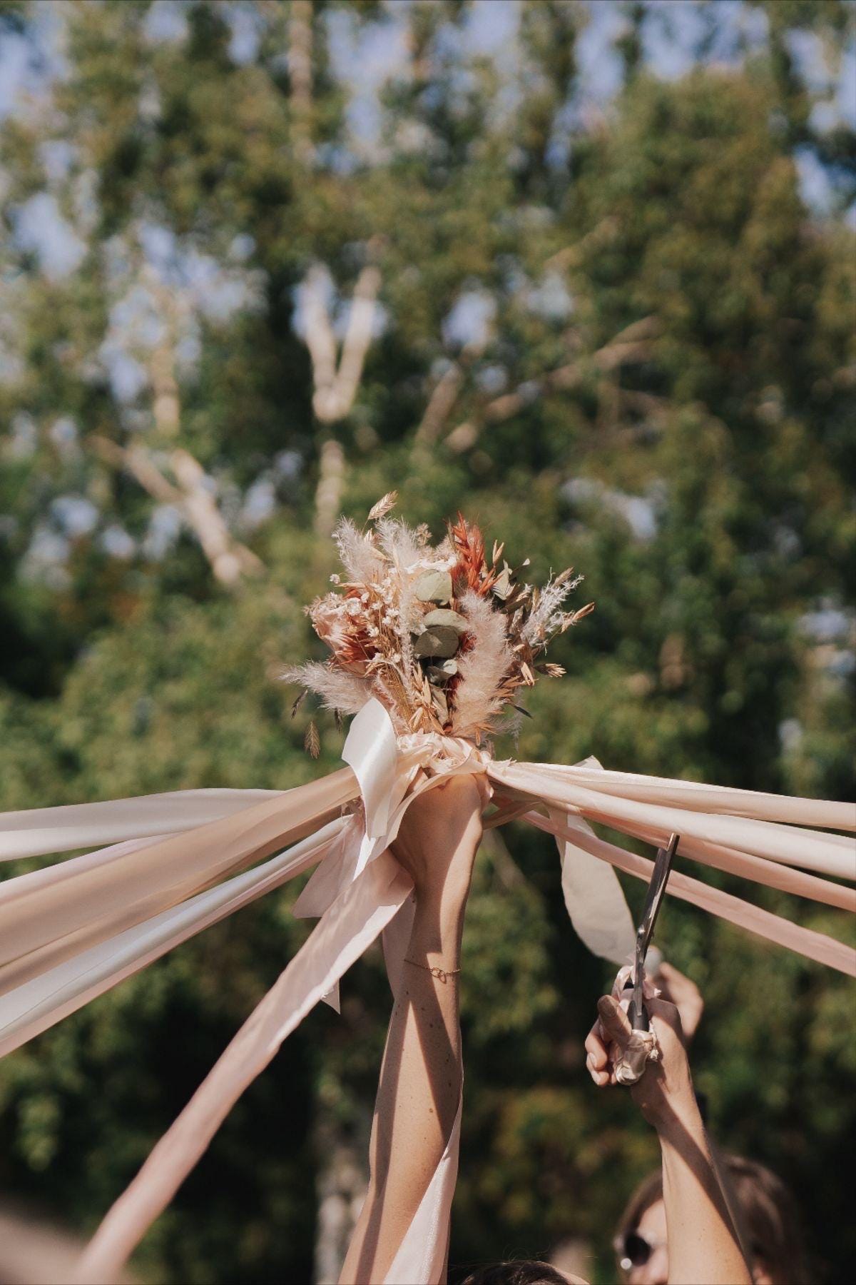 Bracelet de rubans personnalisé pour le jeu de la mariée