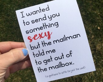 Funny Long Distance Relationship Card, Miss You Card for Boyfriend or Girlfriend