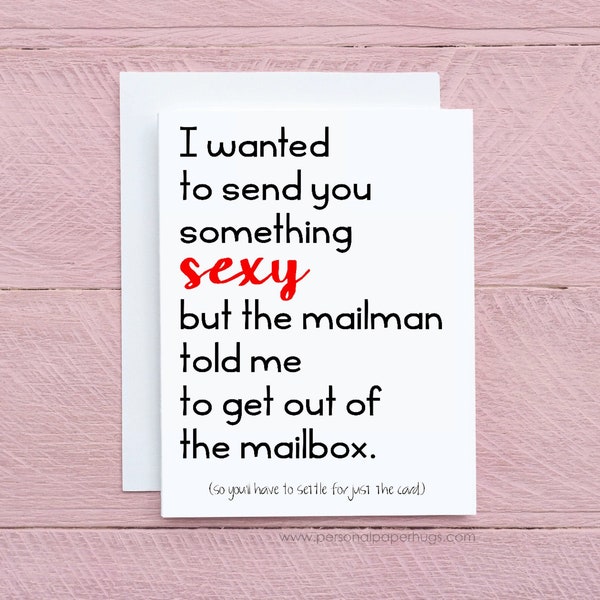 Funny Long Distance Relationship Card / Long distance relationship card / ldr card / sexy card / deployment card / funny valentine card