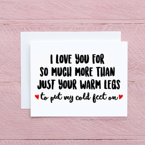 Funny I Love you Card / Funny Relationship Card / LDR Card / Long Distance Relationship Card / Funny Anniversary Card / Funny Valentine Card image 3