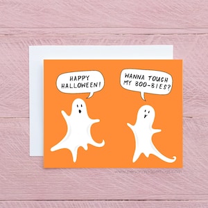 Funny Halloween Card Inappropriate Halloween Card for Guy