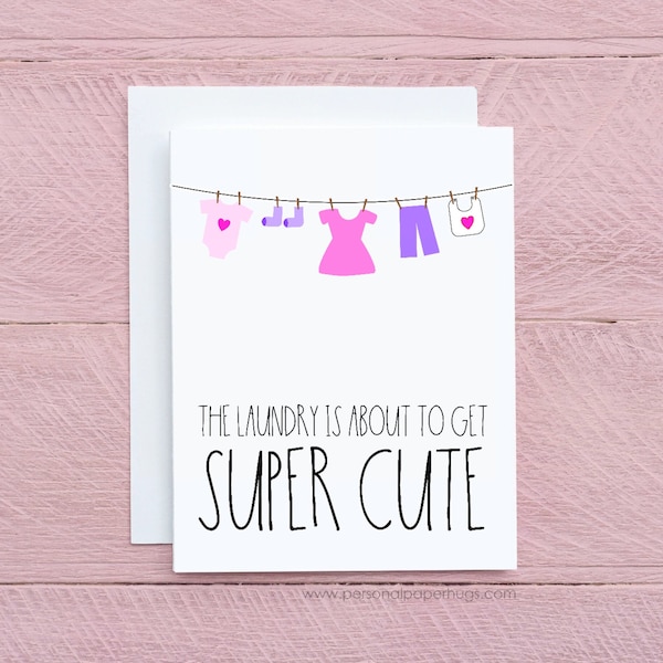 Baby Shower Card - Card for new mom - Card for Baby Shower - funny baby shower card - funny baby card - congratulations pregnancy card