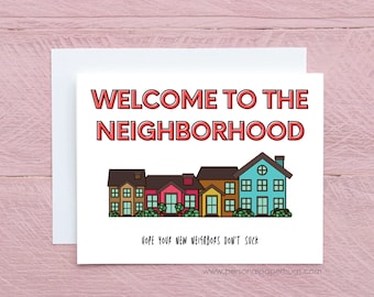 Funny Moving Going Away Card for New Neighbors