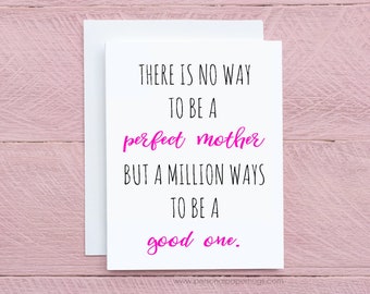 Sweet Happy Mother's Day Card for new mom to be, Mom Friend Card