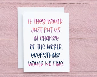 Funny and Sarcastic Friendship Card, Friendship Greeting Card, Card for Best Friend, Life Quote Card, Inspirational Motivational Life Quotes