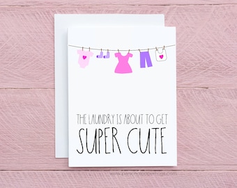 Baby Shower Card - Card for new mom - Card for Baby Shower - funny baby shower card - funny baby card - congratulations pregnancy card