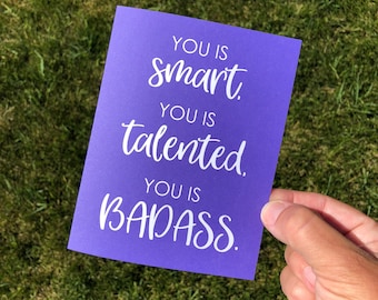 Best Friend Encouragement Card: Good Vibes, Good Luck