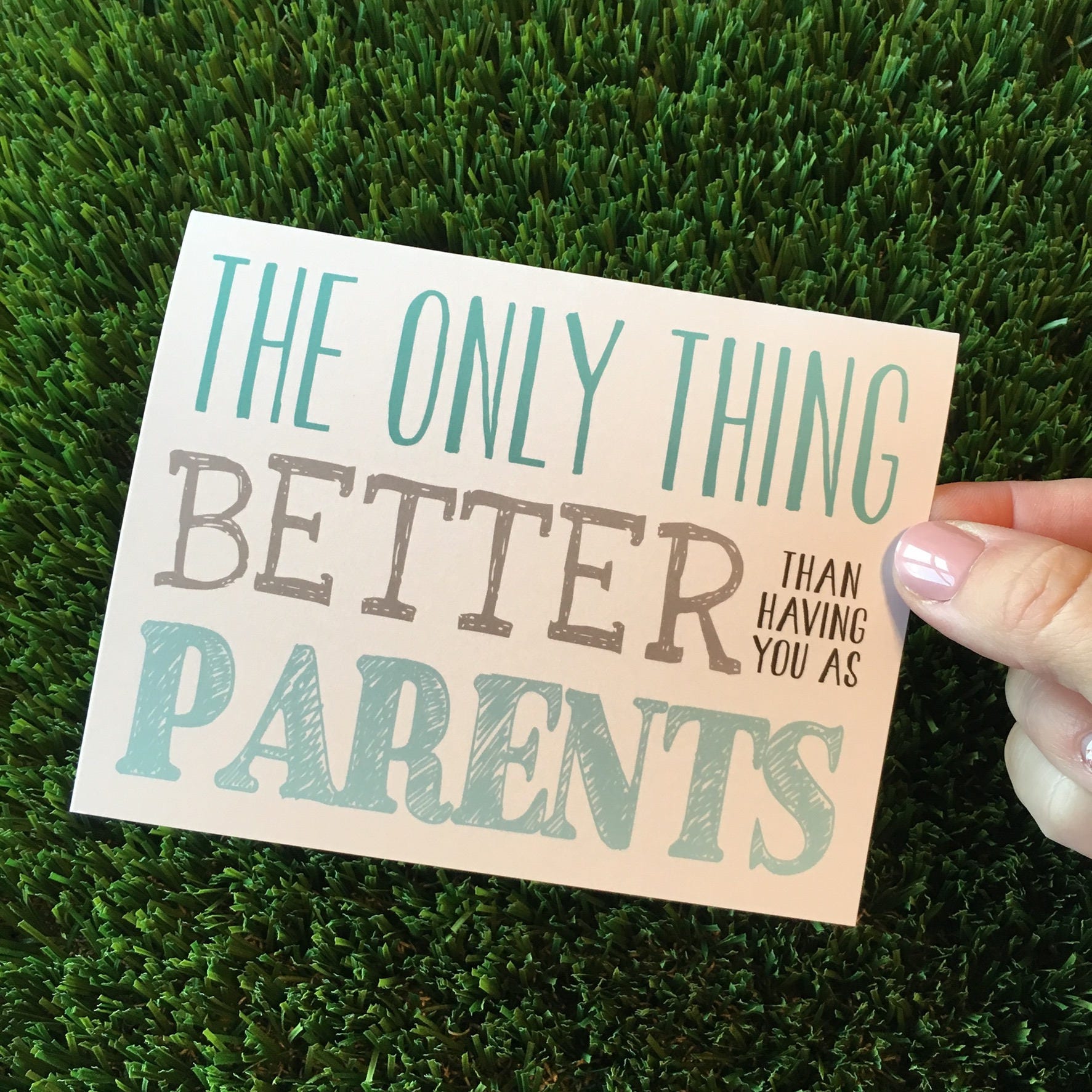 Baby Announcement Card for Grandparents / Grandparents Etsy