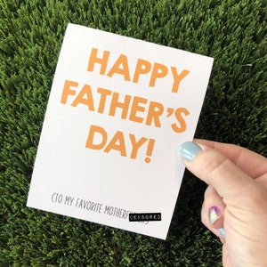 Funny Father's Day Card for Husband Father's Day Card Baby Daddy Card Funny Father's Day Card From Wife Inappropriate Father's Day Card Dad image 1