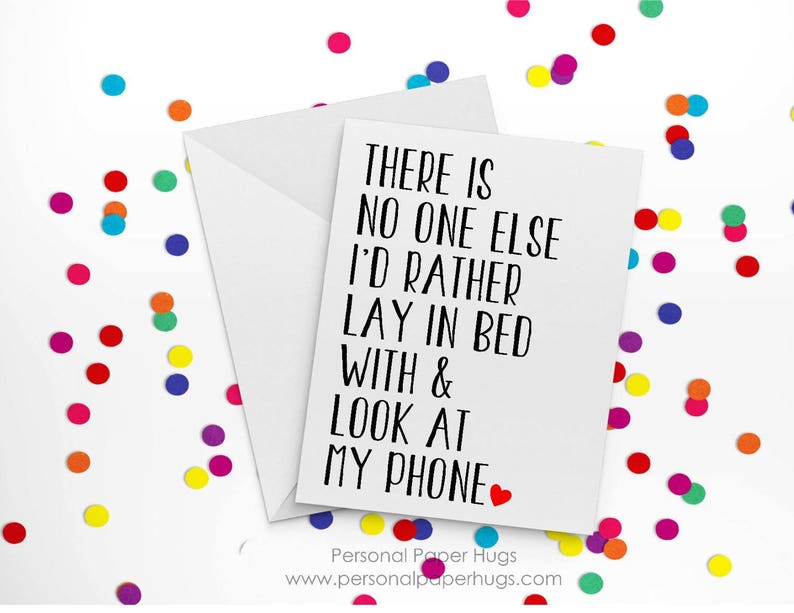 There is No One Else Funny Anniversary Card Funny Relationship card Funny I love you card Anniversary Card image 4