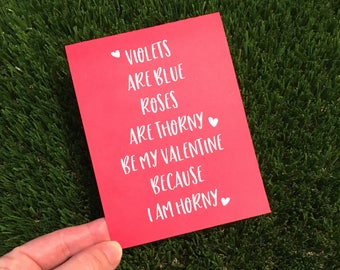 Funny Valentine Card / Sexy Valentine Card / Valentine Anniversary Card/ Valentine's Day/ Inappropriate Valentine's Day Card / ldr Valentine