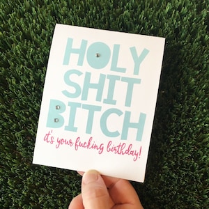 Rude Birthday Card / Funny Birthday Card Friend / Birthday card best friend / Sarcastic Birthday Card / Cheeky Birthday Card / BFF bday card