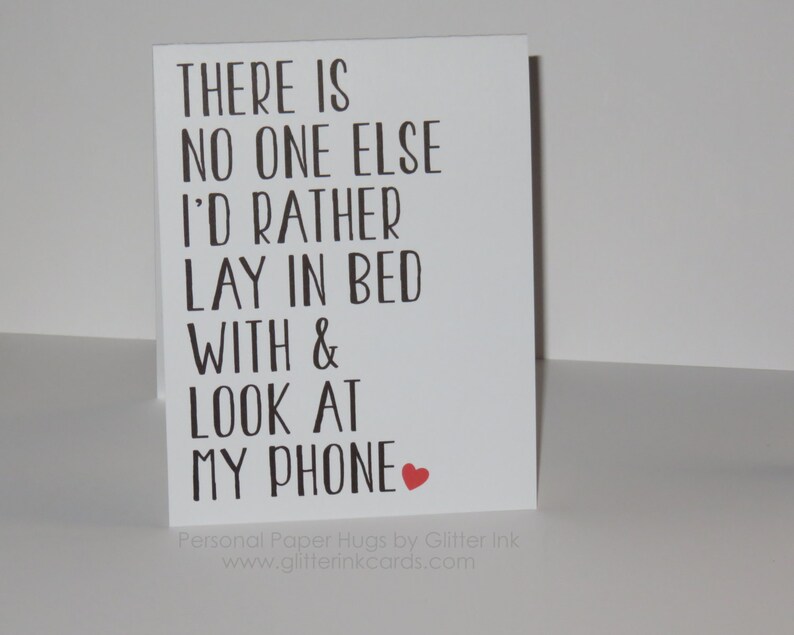 There is No One Else Funny Anniversary Card Funny Relationship card Funny I love you card Anniversary Card image 5