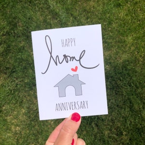 Happy Home Anniversary Card
