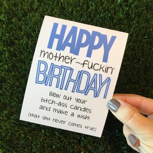 Sarcastic Birthday Card / Snarky Birthday Card / Inappropriate Birthday Card / Funny Birthday Card / Rude Birthday Card / Over the Hill Card