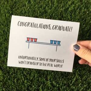 Funny Graduation Card College Graduation Card Funny Congratulations Card for Graduate Congrats Grad Card Funny Grad Card College Grad Card