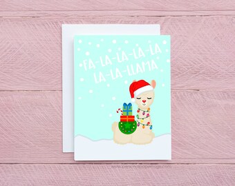 Funny Holiday Card, Christmas Greeting Card, Christmas Card, Inappropriate Christmas card, xmas card, Sarcastic Christmas Cards, Fa La La