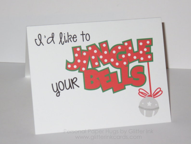 Funny Relationship Card / Funny Holiday Card / Funny Christmas Card / Funny Long Distance Relationship card / Funny Love Card / Jingle Bells image 6