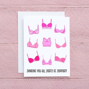 Breast Cancer Support Card, Chemo Card, Breast Cancer Card, Cancer Card ...