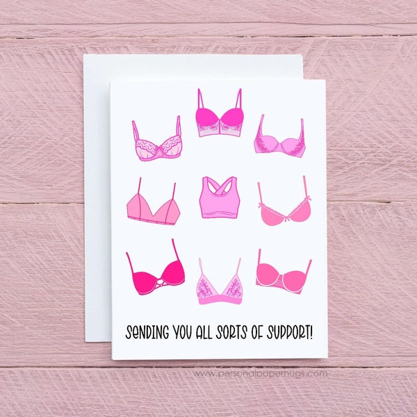 Breast Cancer Support Card, Chemo Card, Breast Cancer Card, cancer card for woman, Encouragament Card, Funny Card for Friend, you can beat