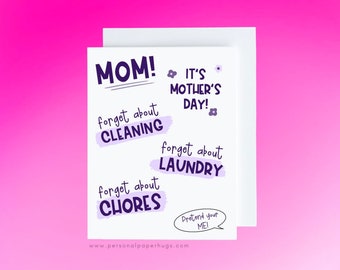 Funny Mother's Day Card for Moms from Kids