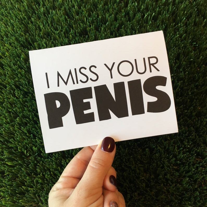 Funny Long Distance Deployment Missing You Greeting Card for him afbeelding 3