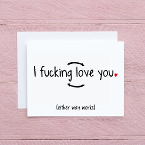 Funny Relationship Card Funny Anniversary Card Funny I love you card Funny Long Distance Relationship Card Funny Valentine Card image 2