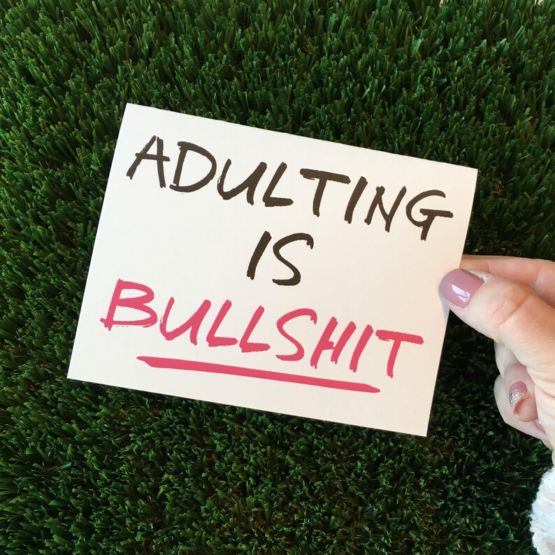 Funny Sarcastic Just Because Greeting Card for Friend Etsy