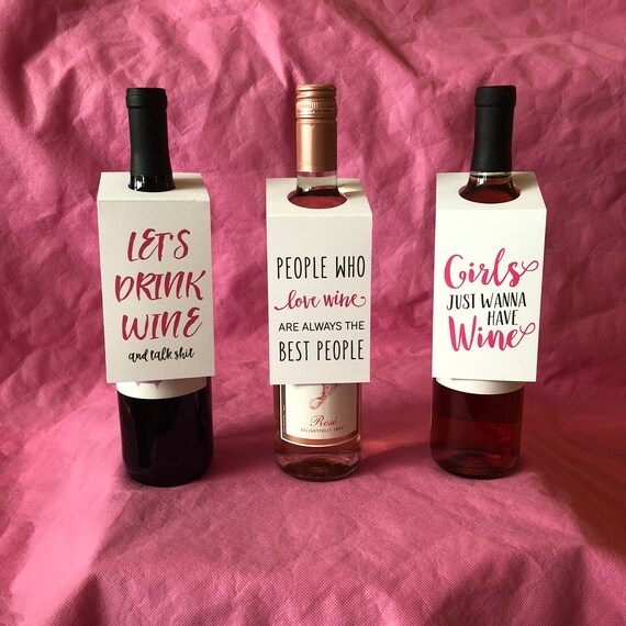 Lot de 3 étiquettes drôle de cadeau de bouteille vin Mini | Etsy Lot de 3 étiquettes drôle de cadeau de bouteille vin Mini | Etsy