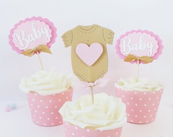 Pregnancy Announcement Cupcake Etsy